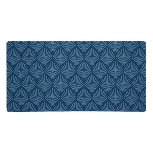 Classic Blue Pattern XL Desk Mat