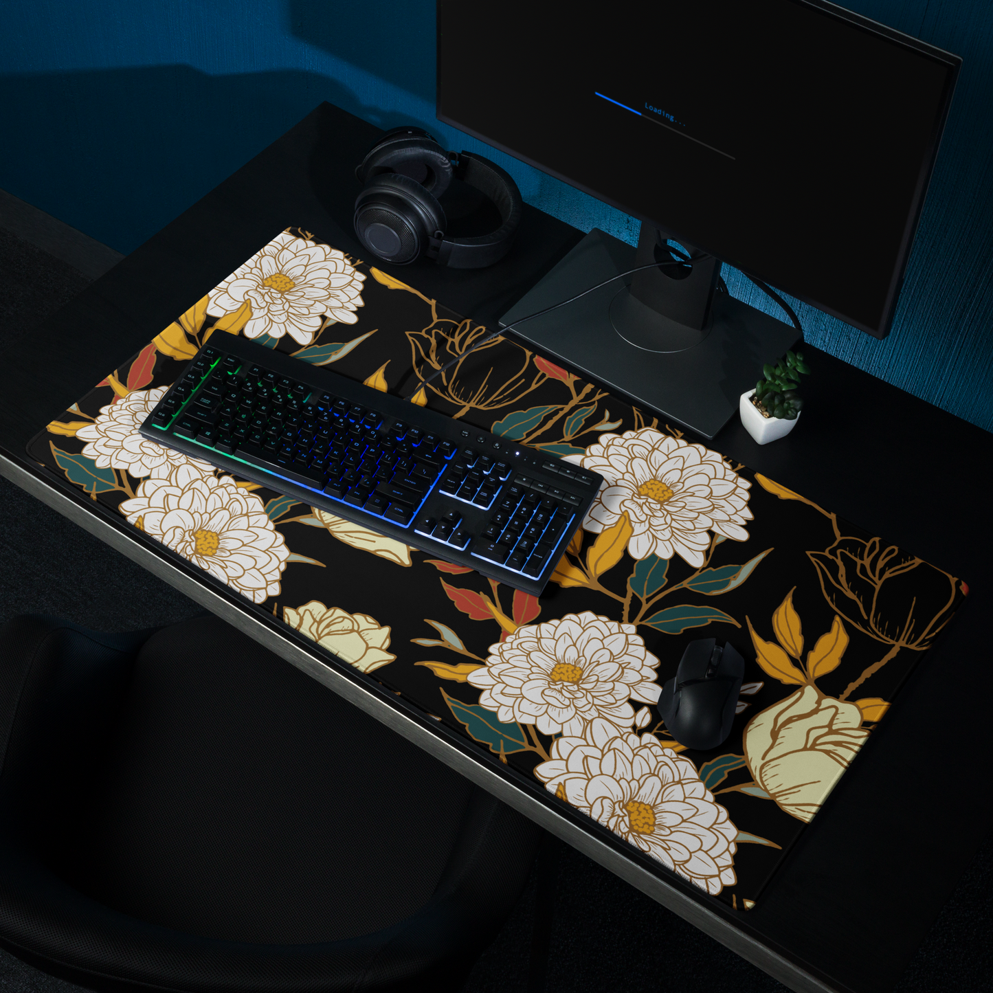 Classic Floral XL Desk Mat
