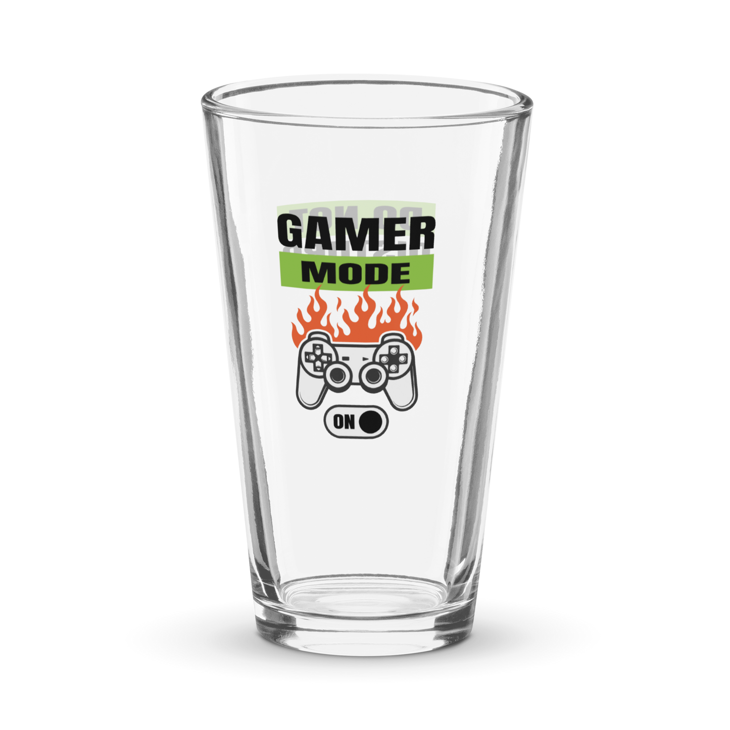 Gamer Mode On 16oz Pint Glass