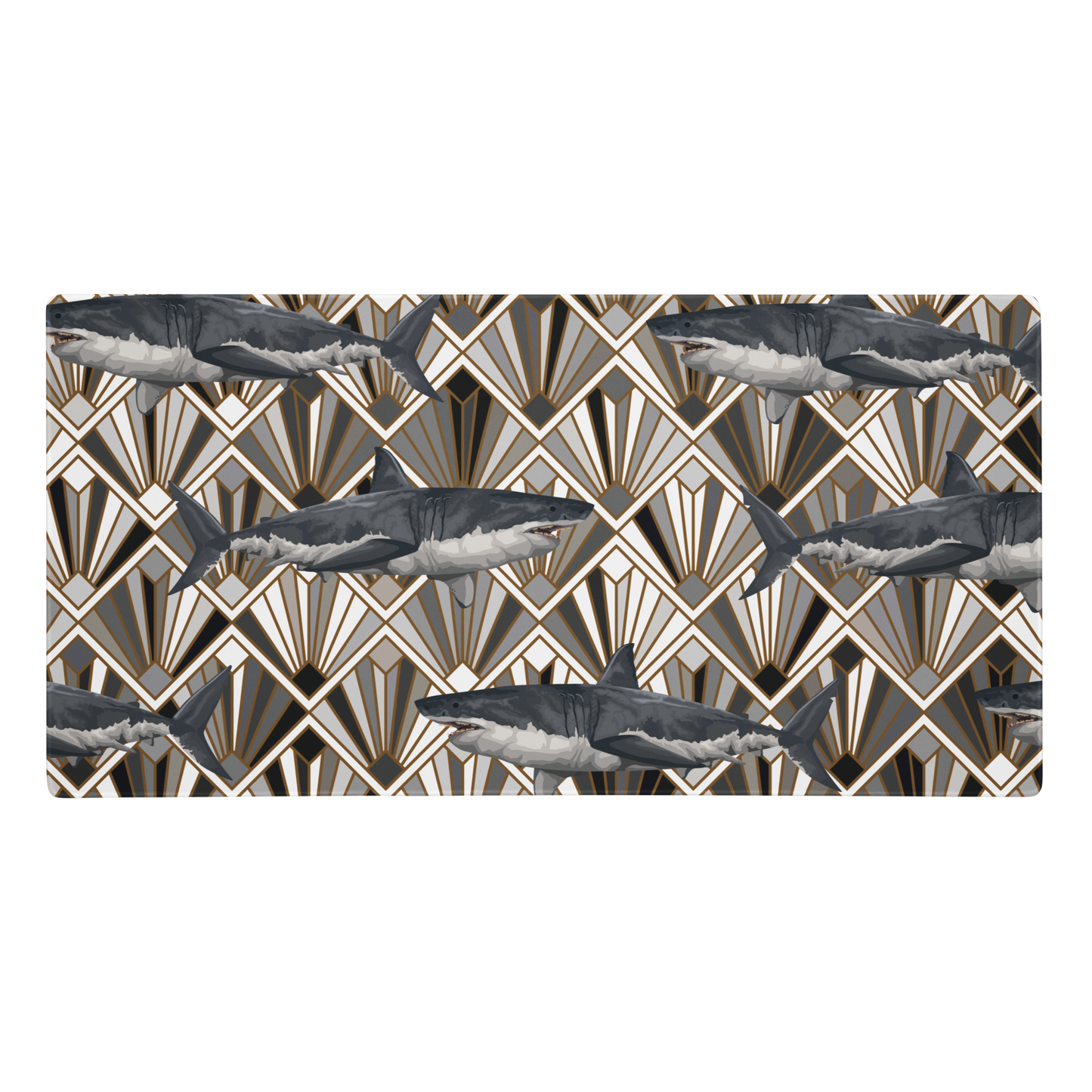 Shark Pattern XL Desk Mat