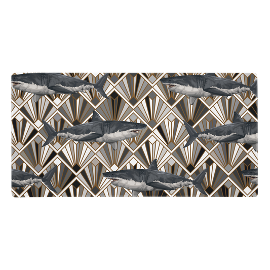 Shark Pattern XL Desk Mat