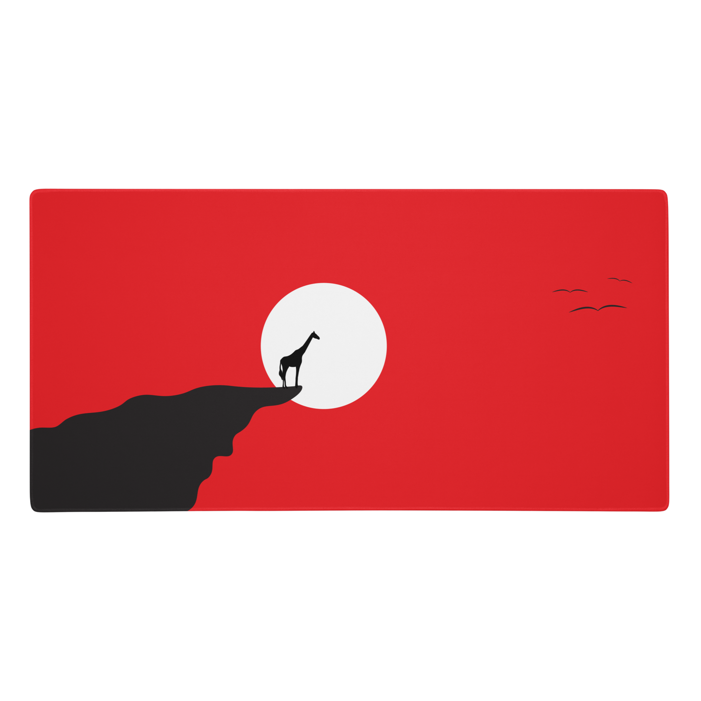 Red Giraffe XL Desk Mat