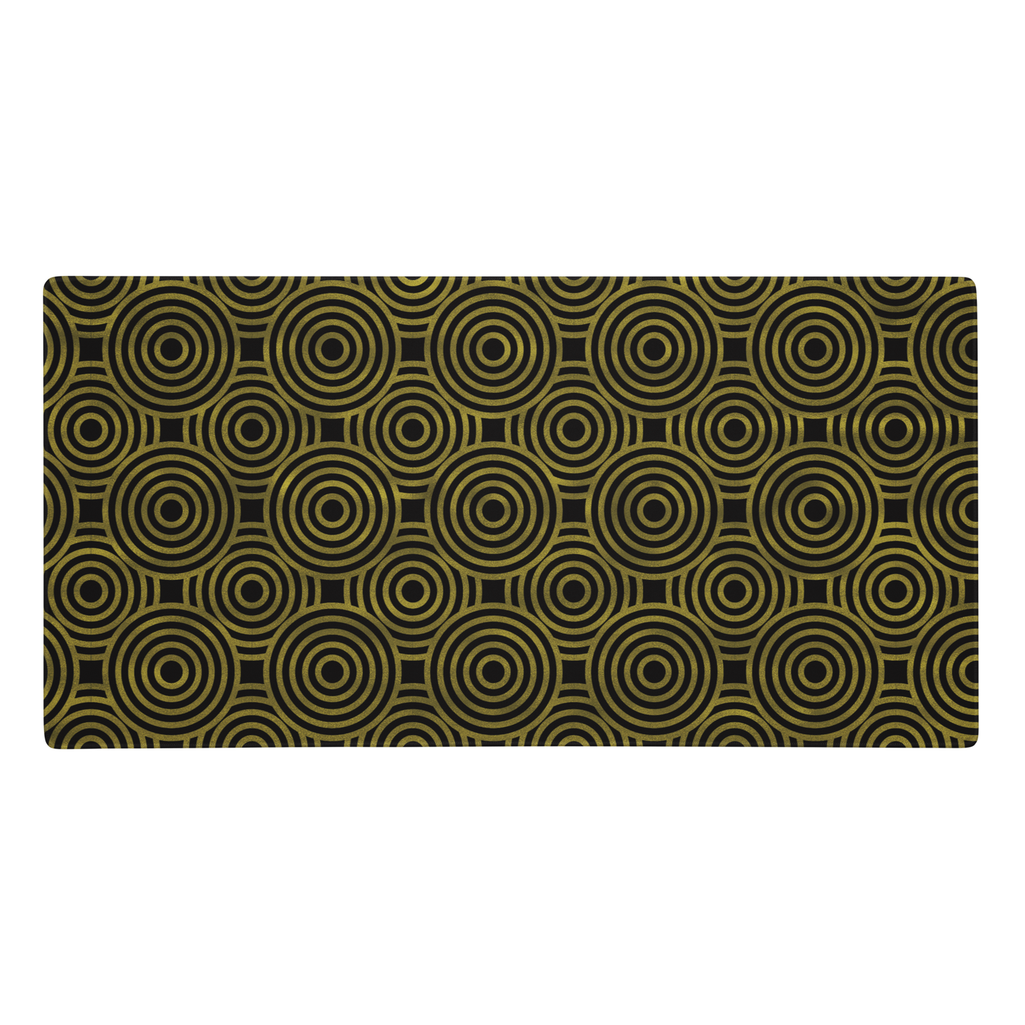 Gold Pattern XL Desk Mat