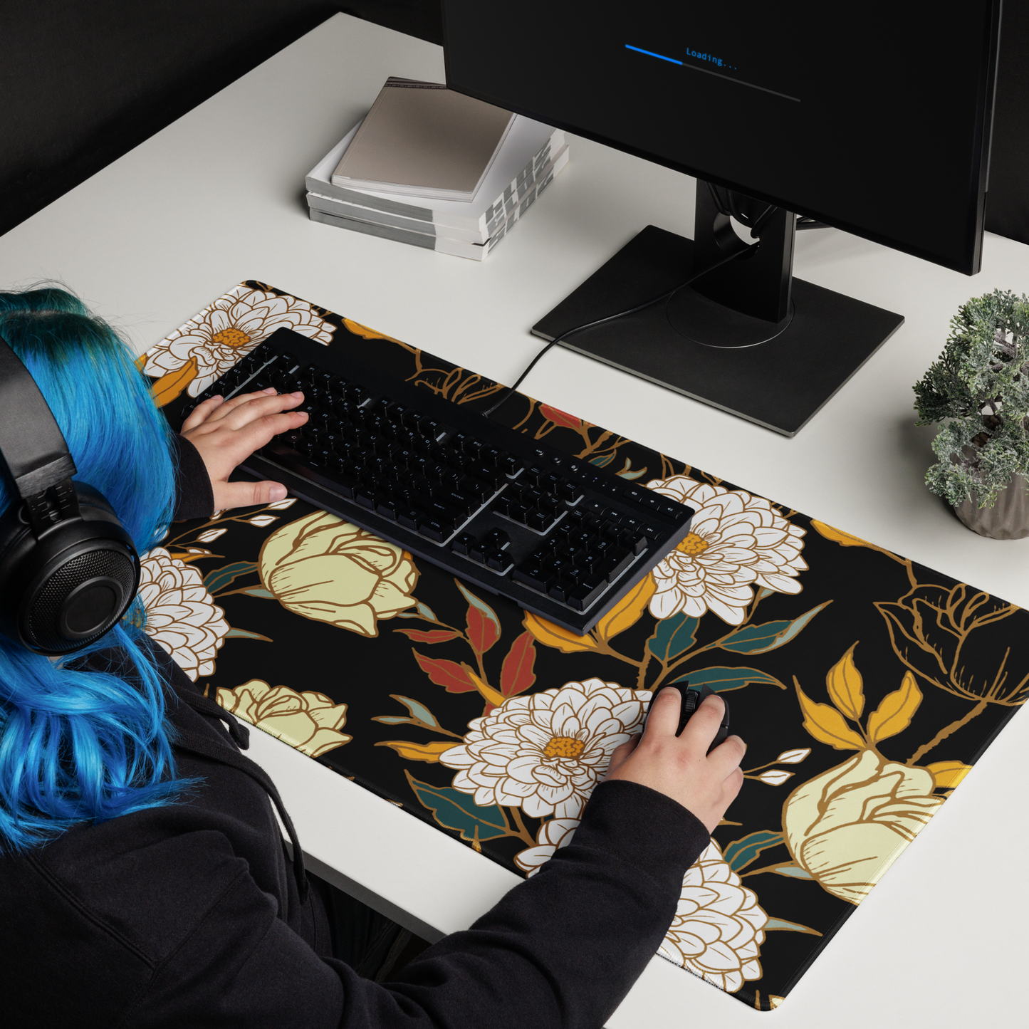 Classic Floral XL Desk Mat