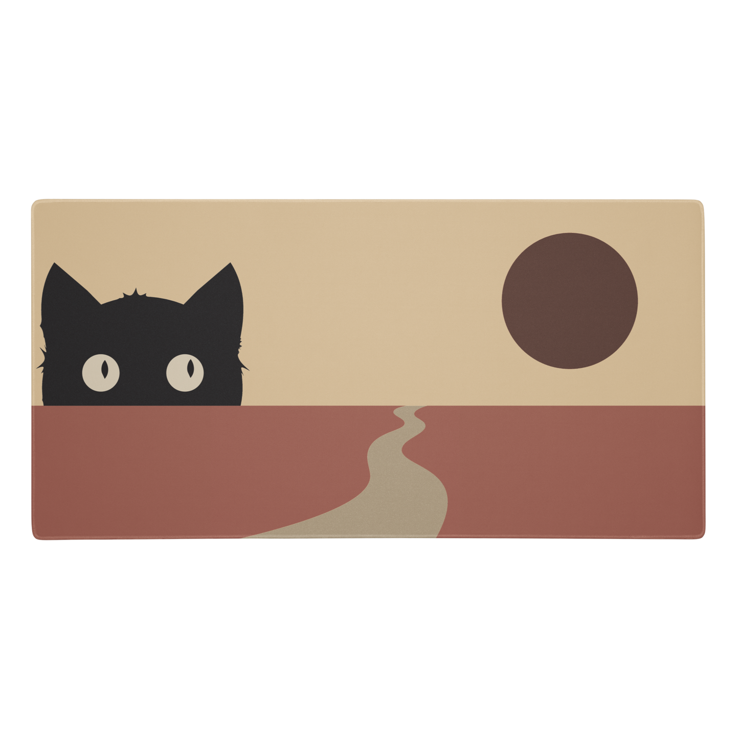 Black Cat XL Desk Mat