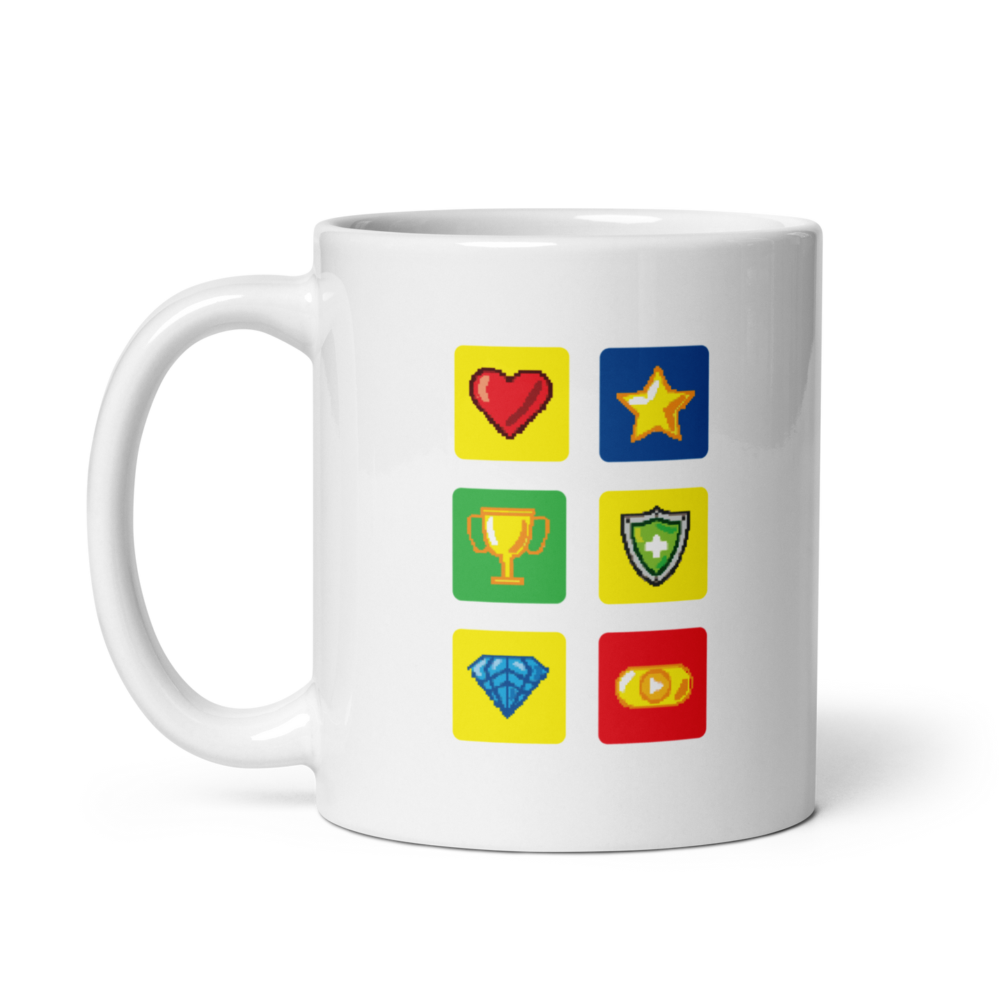 Retro Game Icons Coffee Mug