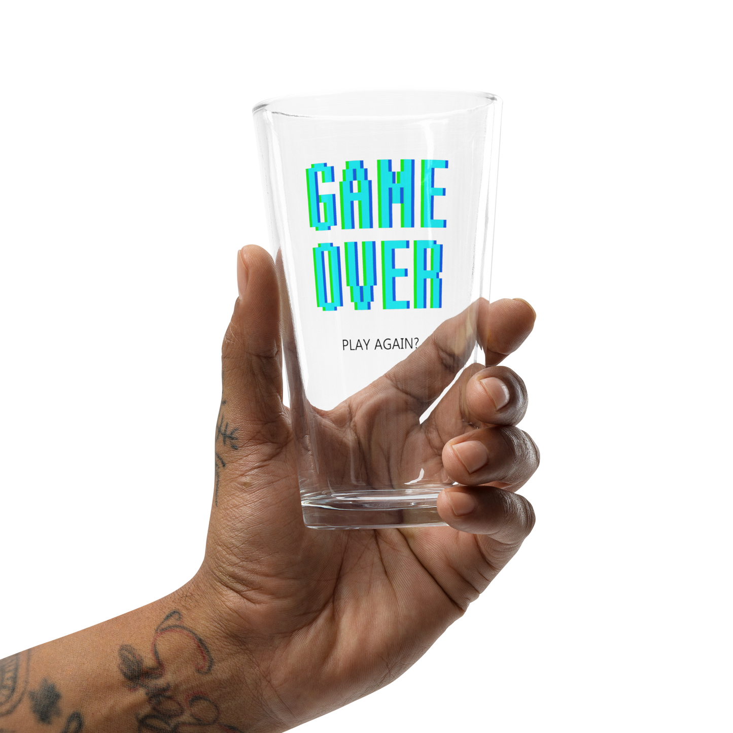Game Over 16oz Pint Glass