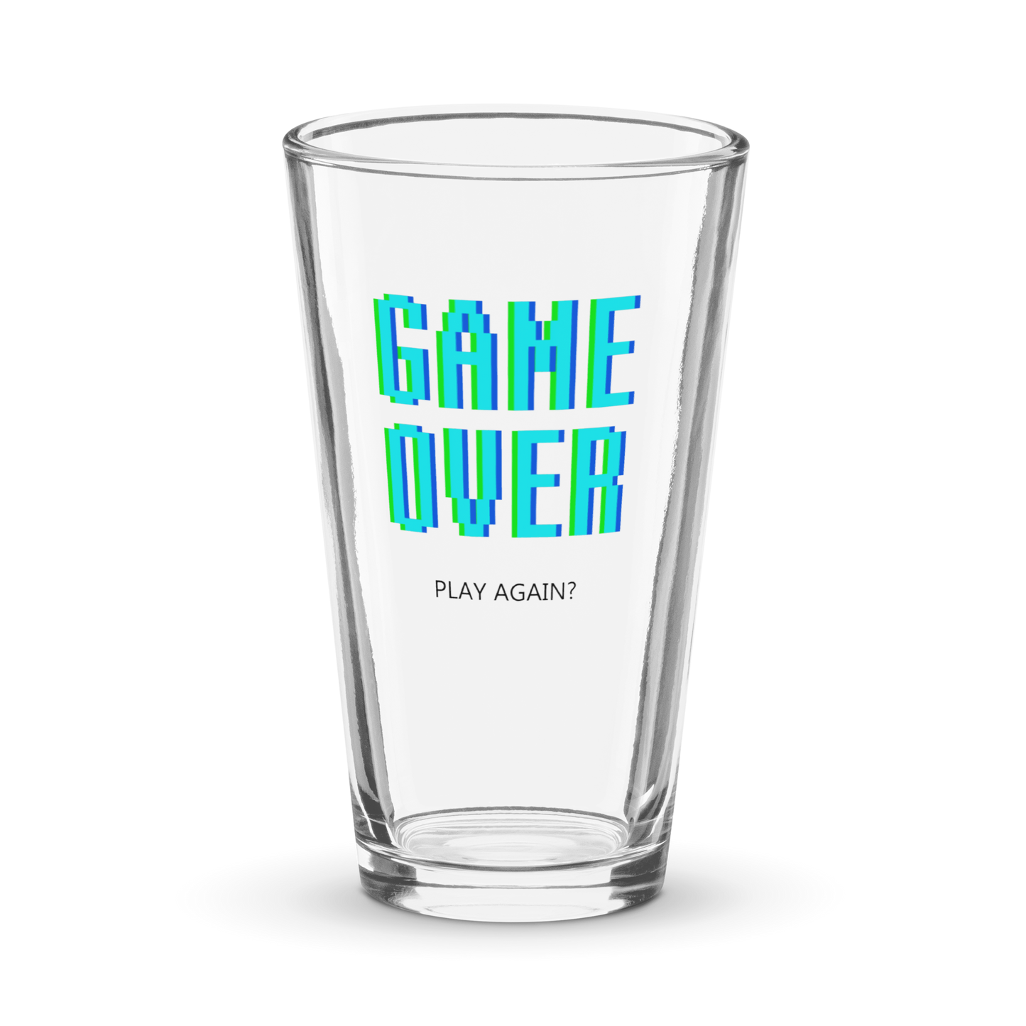 Game Over 16oz Pint Glass