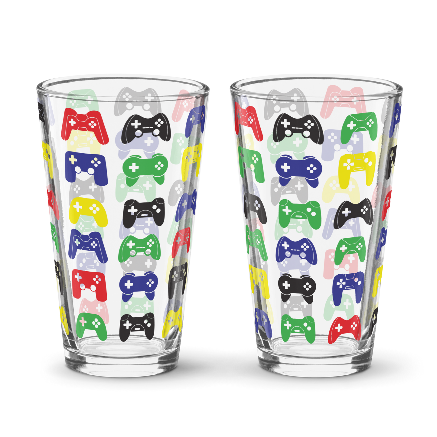 Controller Pattern 16oz Pint Glass